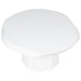 White abstract table from [Brand] with a rounded top.