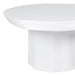White round table with smooth finish by [Brand].