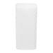 White, rectangular podium pedestal from [Brand] with curved edges.