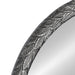 [Brand] ornate mirror featuring an intricate, leaf-patterned metallic frame.