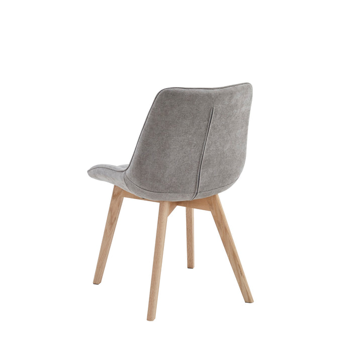Foresta Dining Chair Light Grey / Natural (Set of 2)