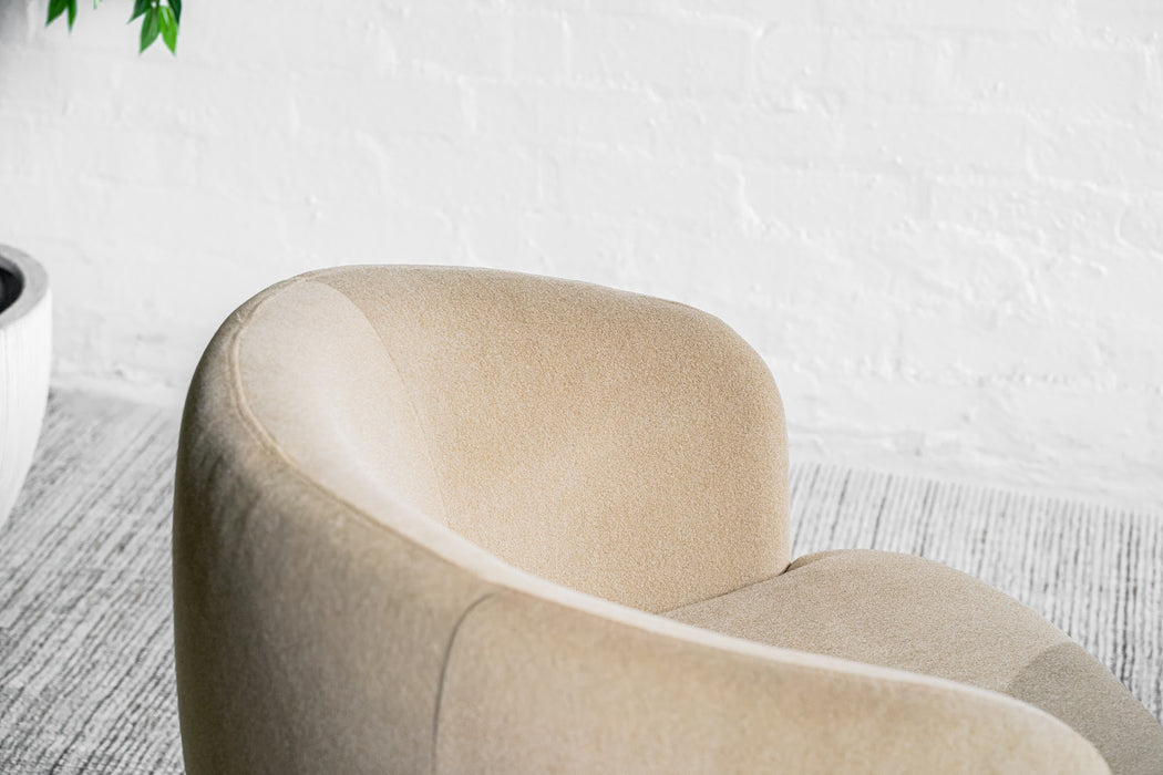 Belden Swivel Occasional Chair Latte