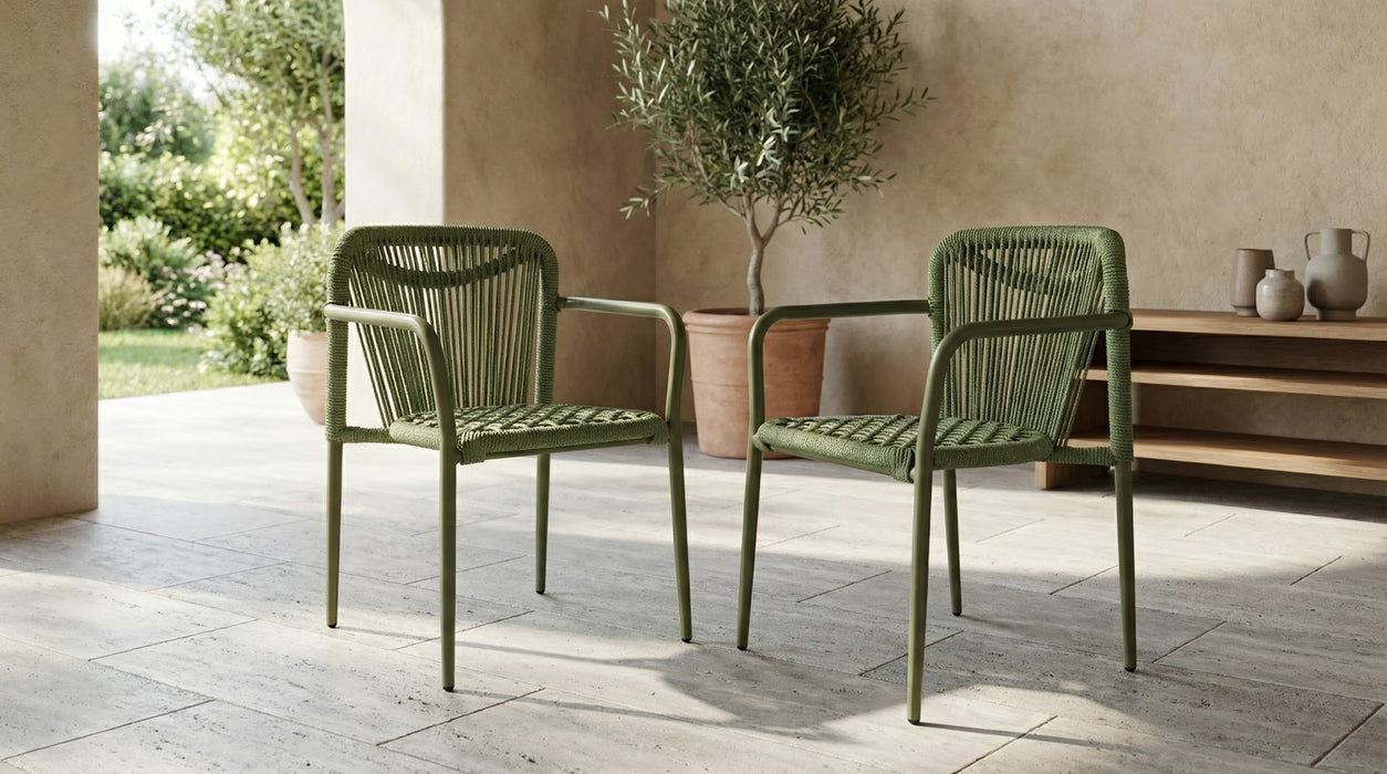 Hensley Dining Chair Lime (Set of 2)