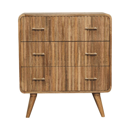 T-bar Ridged Chest - Brown, Wood