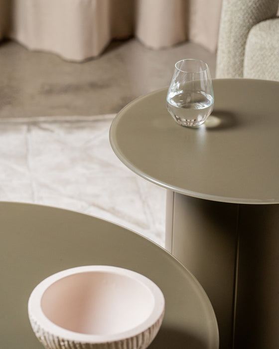 Juno Side Table Matte Khaki