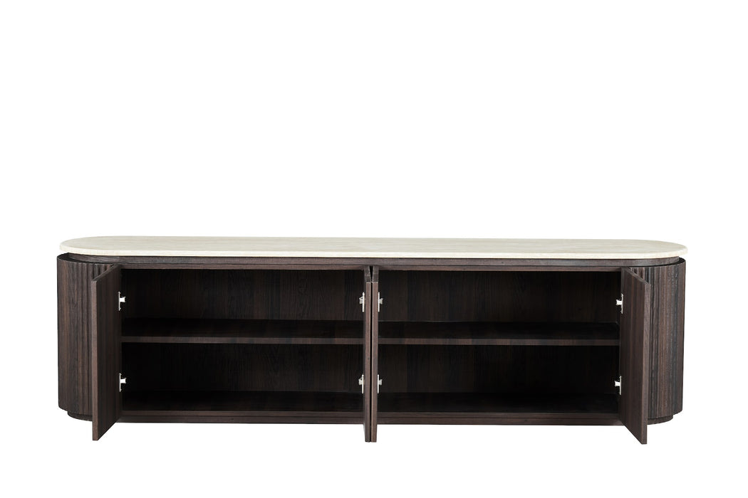 Carter TV Unit Travertine