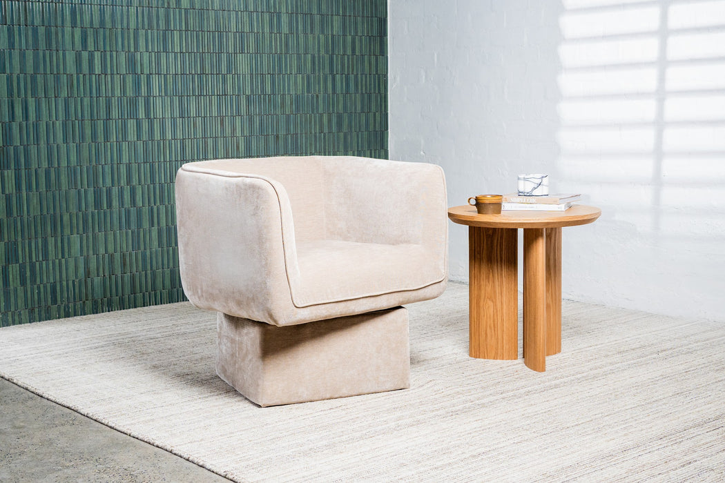 Chavelle Swivel Occasional Chair Latte