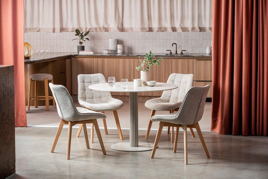 Amara Dining Table Grigio/ Matte Tofu