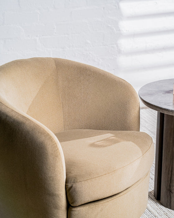 Belden Swivel Occasional Chair Latte