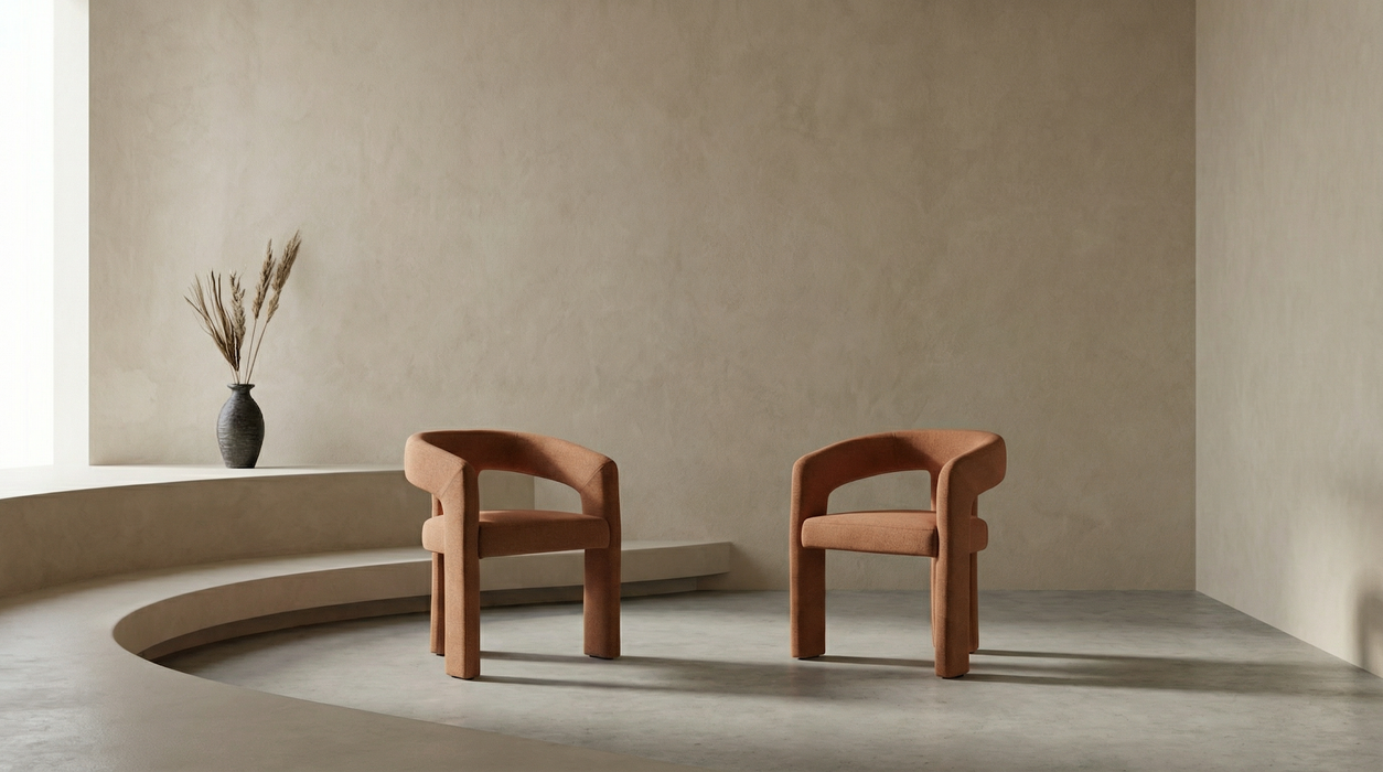 Prestin Dining Chair Orange (Set of 2)