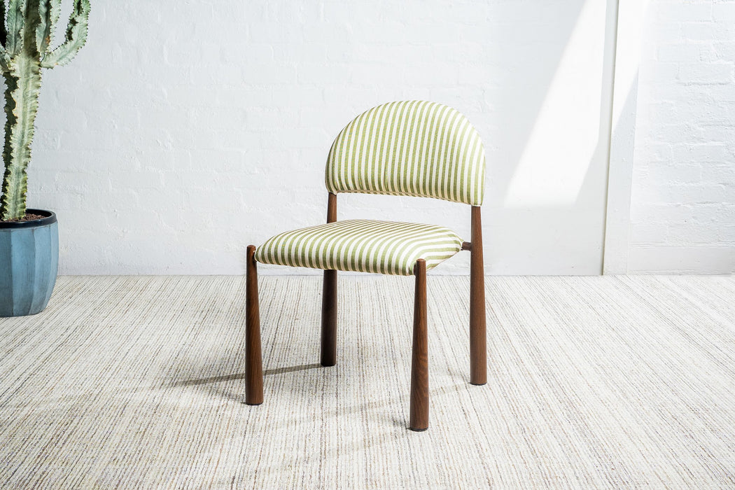 Elara Dining Chair Moss / Walnut (Set of 2)