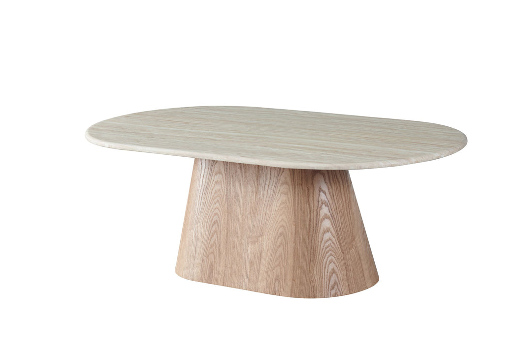 Westbury Coffee Table White Travertine