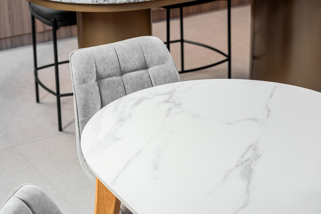 Finlor Dining Table Snow White