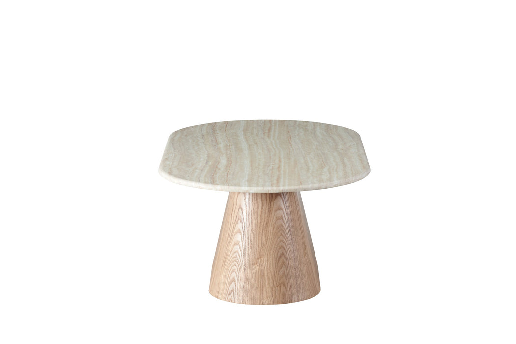 Westbury Coffee Table White Travertine