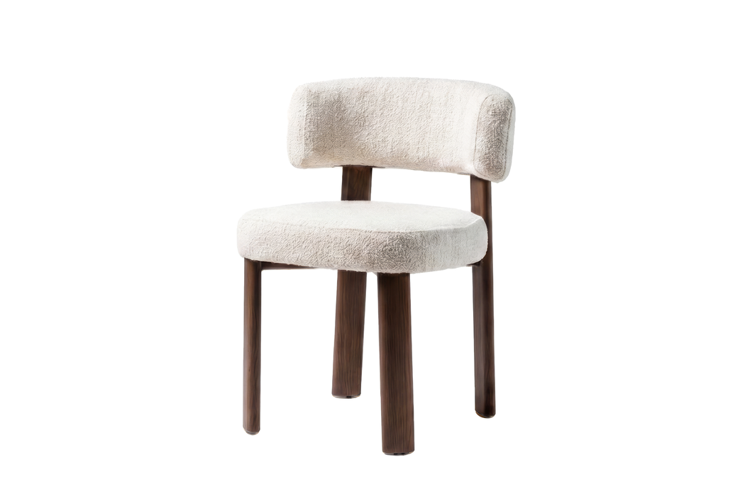 Paxton Dining Chair Mist Grey / Walnut (Set of 2)