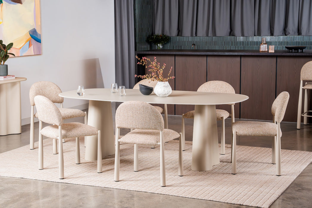 Peyton Dining Table Matte Tofu