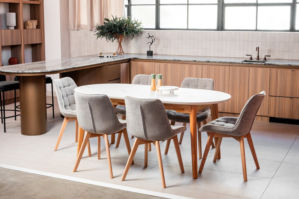 Finlor Dining Table Snow White