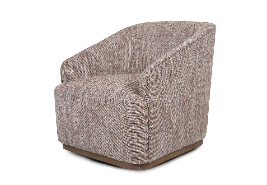 Austell Swivel Occasional Chair Chestnut