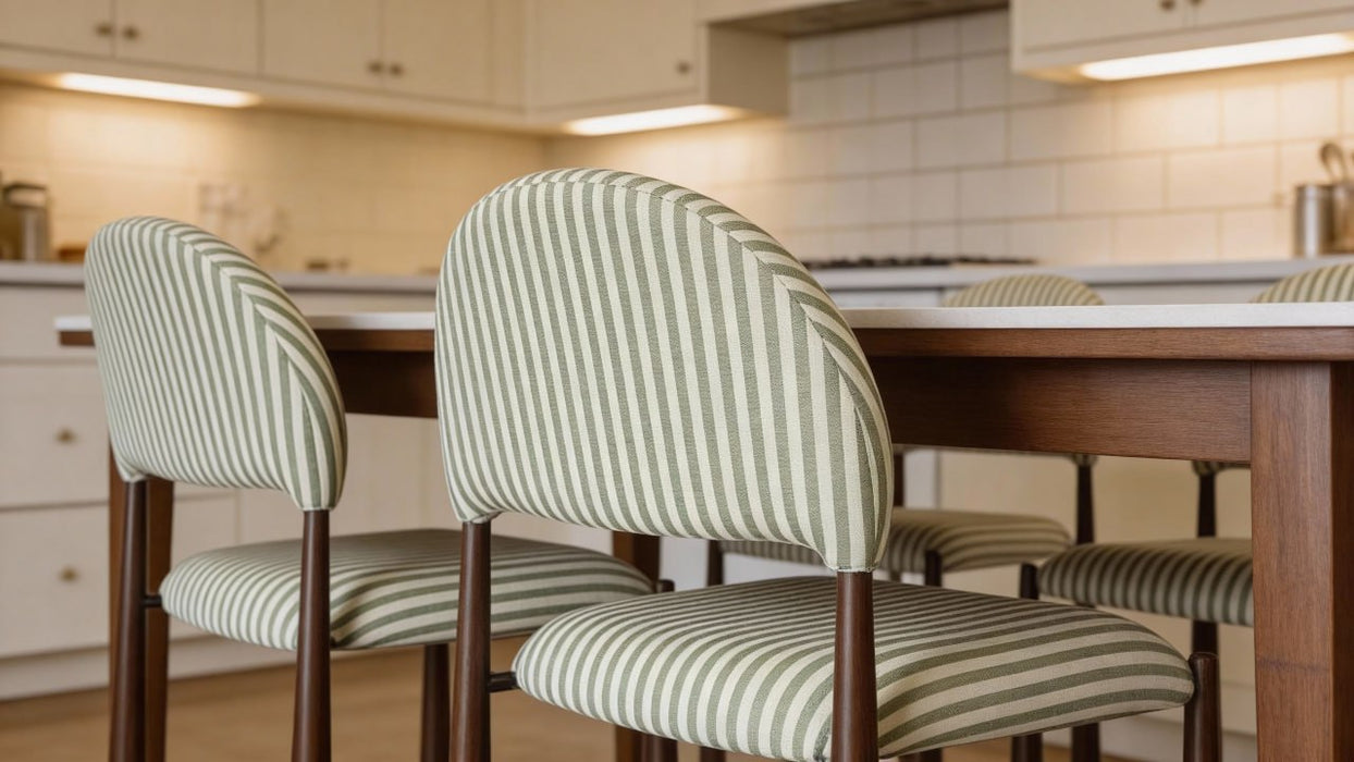 Elara Dining Chair Moss / Walnut (Set of 2)