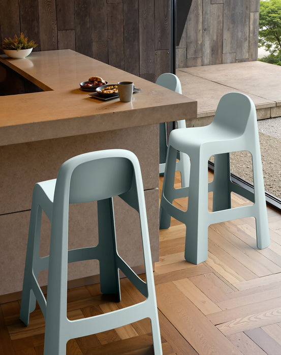 Byron Outdoor Bar Stool Celadon Green (Set of 2)