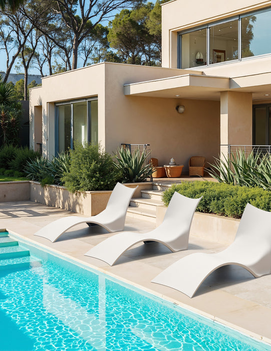 Byron Sun Lounger White