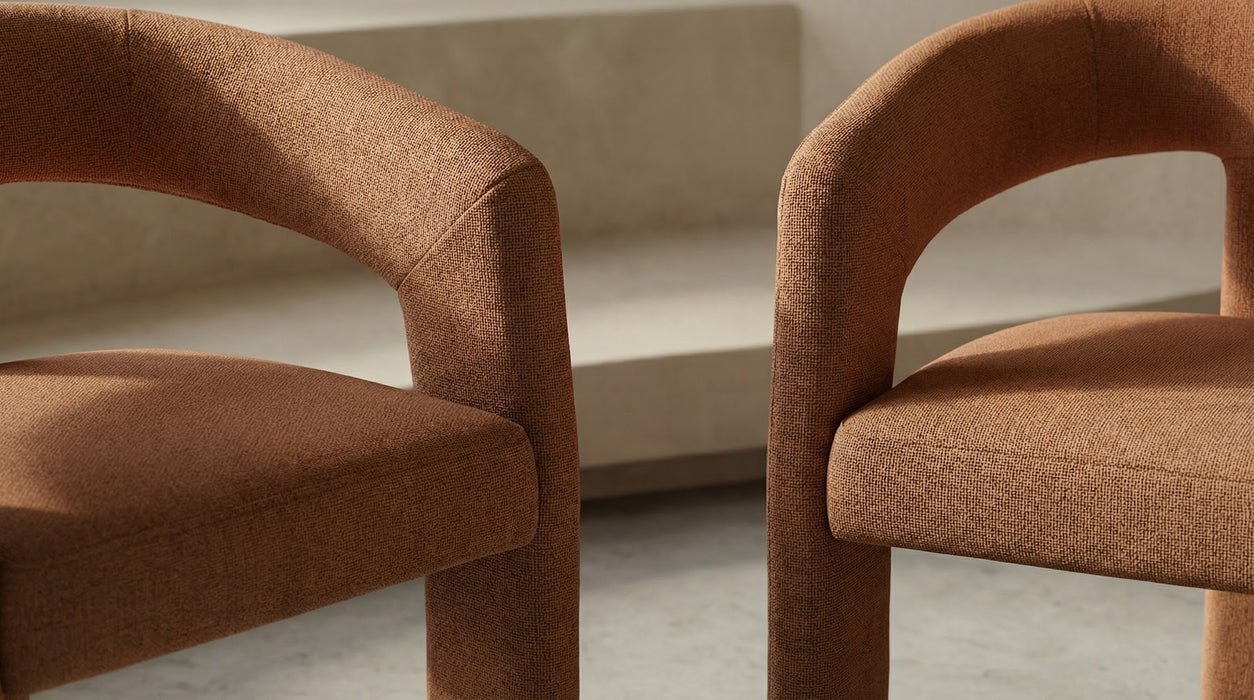 Prestin Dining Chair Orange (Set of 2)