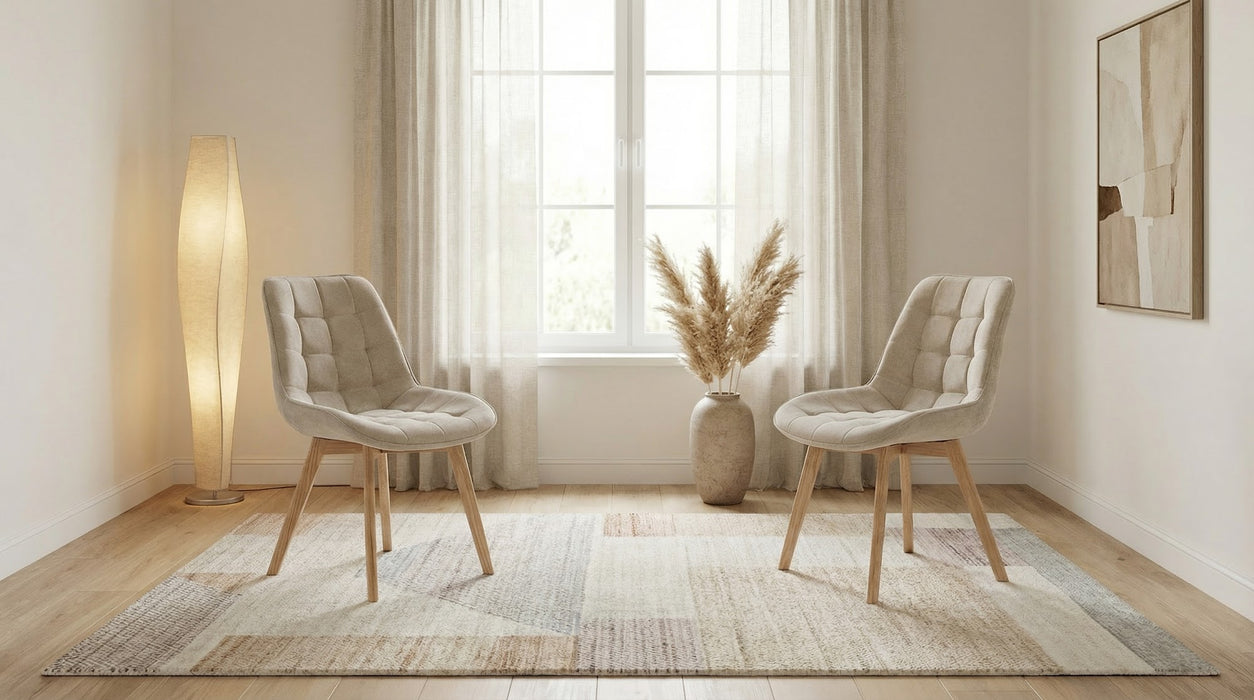 Foresta Dining Chair Taupe / Natural (Set of 2)