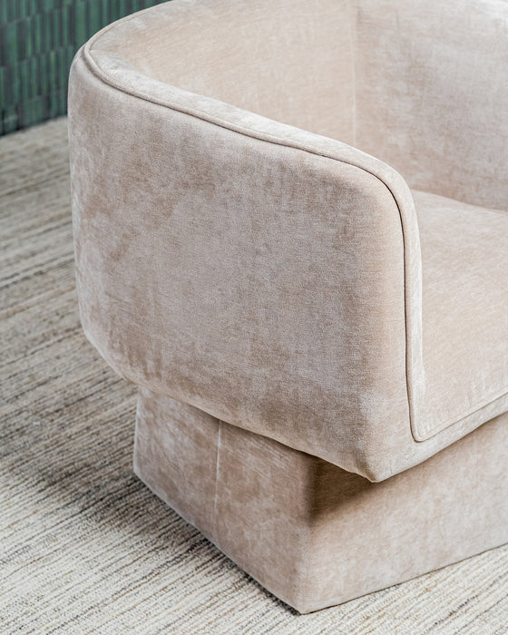 Chavelle Swivel Occasional Chair Latte