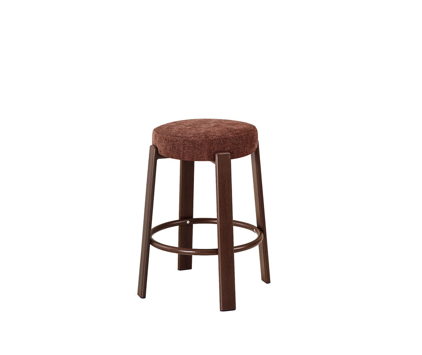 Brighton Bar Stool Rust / Walnut (Set of 2)
