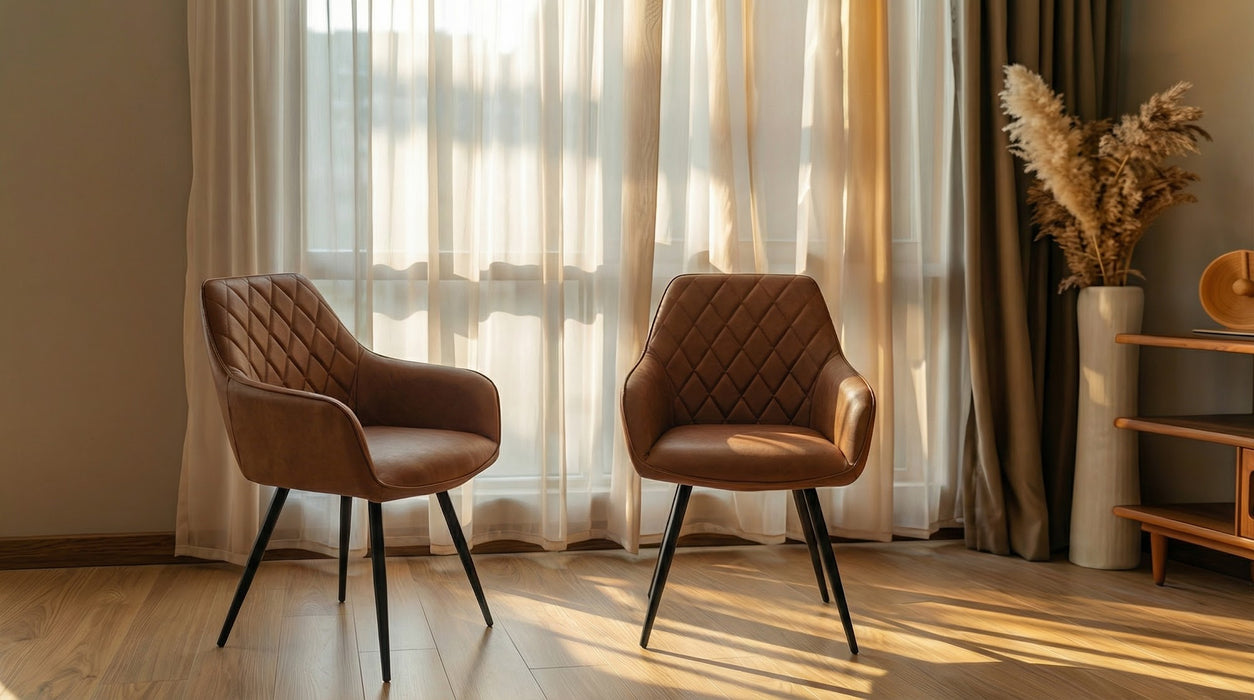 Zane Dining Chair Cognac (Set of 2)
