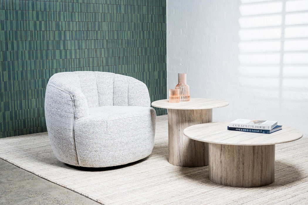 Armington Swivel Occasional Chair Grey