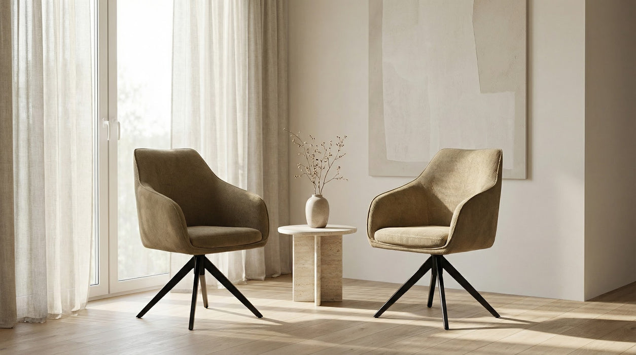 Otis Rotation Dining Chair Olive (Set of 2)