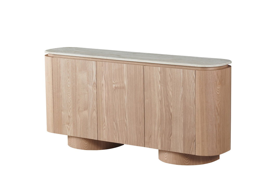 Westbury Buffet White Travertine