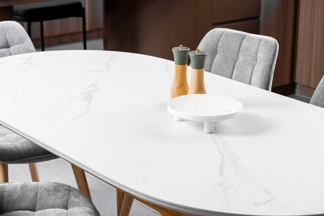 Finlor Dining Table Snow White