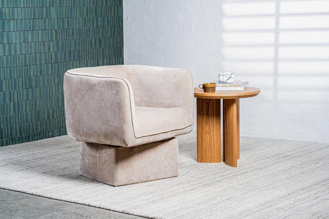 Chavelle Swivel Occasional Chair Latte