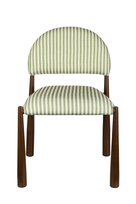 Elara Dining Chair Moss / Walnut (Set of 2)