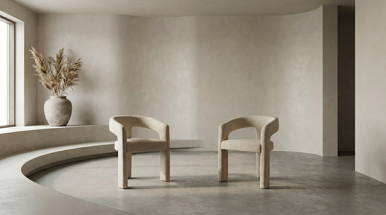 Prestin Dining Chair Sand (Set of 2)