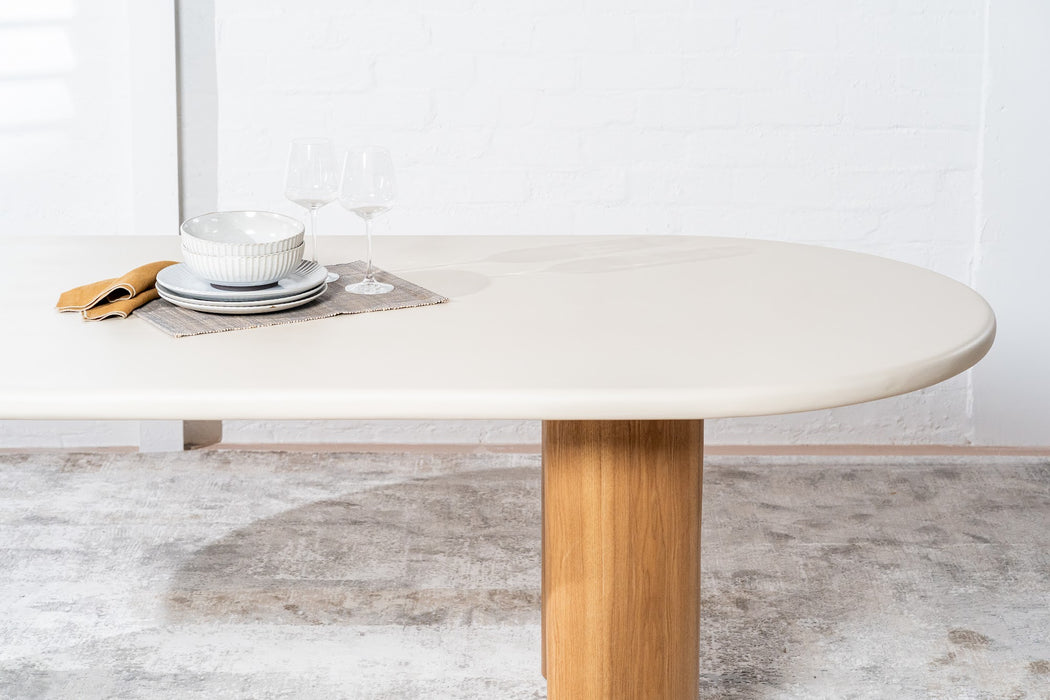 Everly Dining Table Pebble