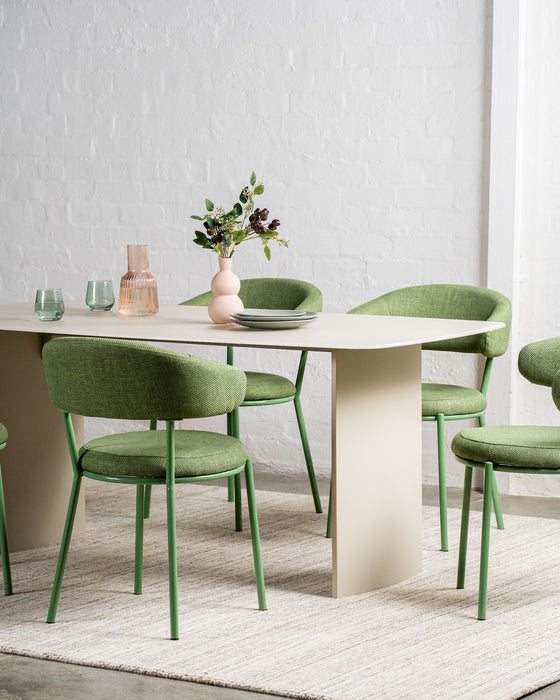 Vale Dining Table Matte Tofu