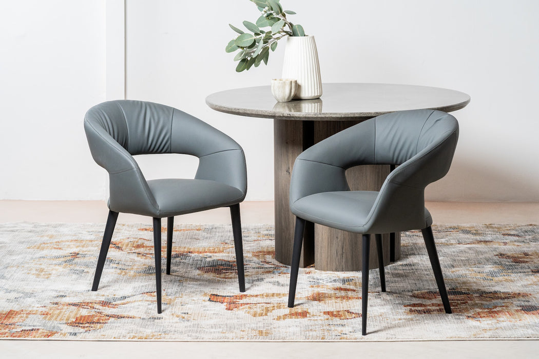Loxley Dining Chair Charcoal (Set of 2)