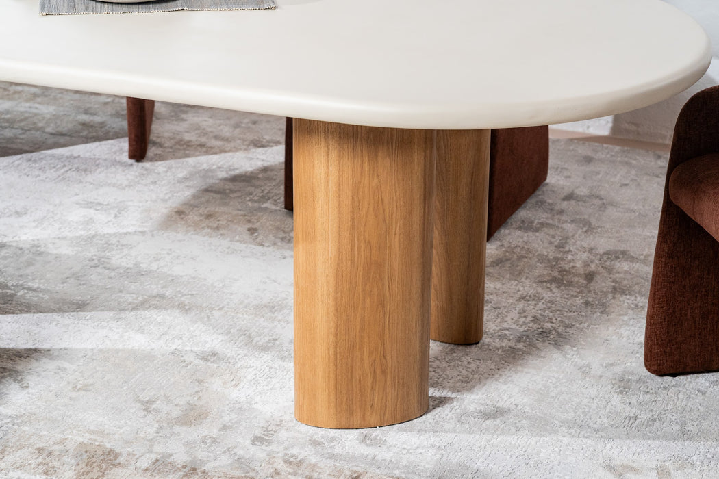 Everly Dining Table Pebble