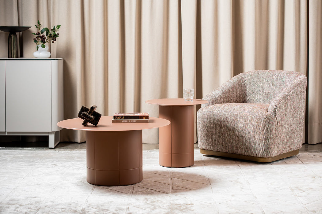 Juno Side Table Matte Chestnut