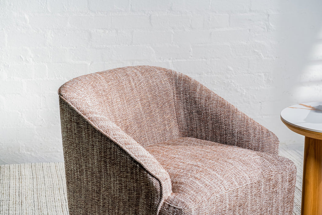 Austell Swivel Occasional Chair Chestnut