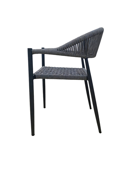 Trinity Dining Chair Charcoal (Set of 2)