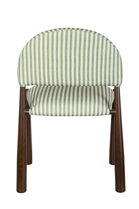 Elara Dining Chair Moss / Walnut (Set of 2)