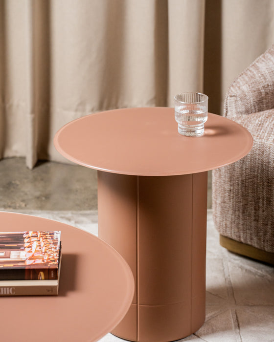 Juno Side Table Matte Chestnut