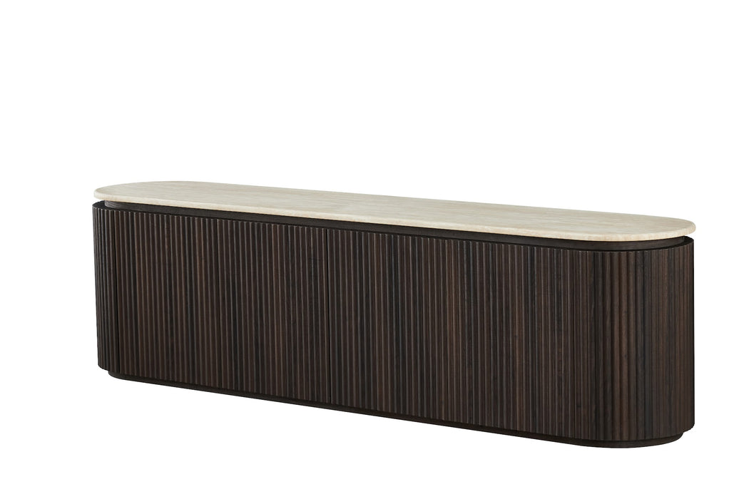 Carter TV Unit Travertine