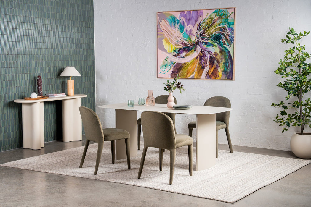 Vale Dining Table Matte Tofu