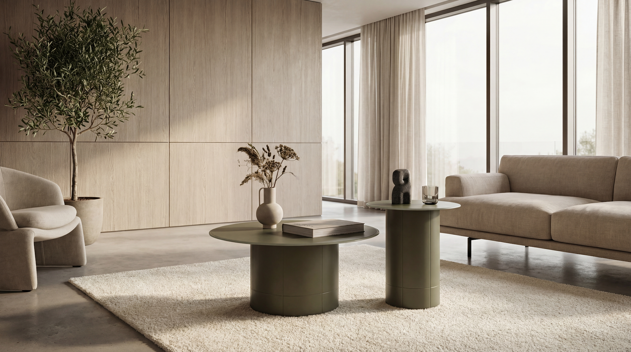 Juno Coffee Table Matte Khaki