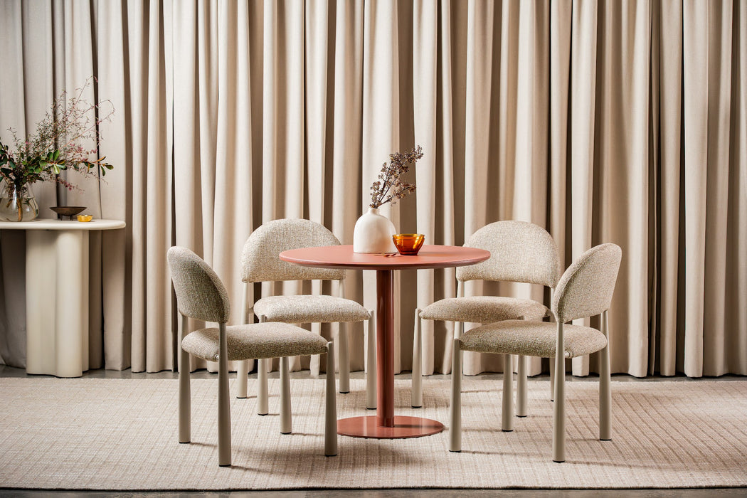 Palisade Dining Table Matte Dusty Rose